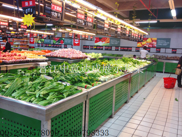厂家供应 西安连锁超市蔬菜货架价格牌批发 一